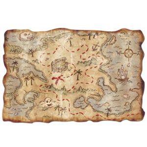 Pirate Treasure Map great item to get as a gift