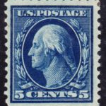 Washington-Franklin Issue of 1917 Stamp Postage