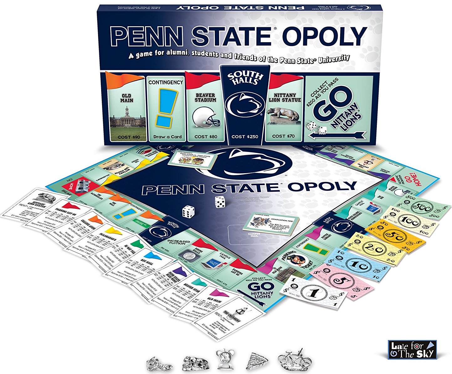 Board Game with a Penn State Theme. Penn Stateopoly 